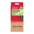 1 bis 36x herlitz Buntstifte, 12er Kartonetui, Naturholz - SPARE BIS ZU 80%