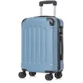 yonsly Premium Reisekoffer TSA-Schloss,YKK-Reißverschluss Hartschalen-Koffer Trolley Kabinenkoffer Rollkoffer Suitcase Handgepäck (Grau Blau, XL)