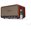 Edifier® AIRPULSE P100X Regal-Lautsprecher (Bluetooth, 60 W, Retro-Look, AirBlade-Hochtöner für kristallklare Höhen und Langhub Mittel-/Tieftöner für Tiefe Bässe)