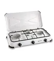 Kemper 104982 Fornello Con 3 Bruciatori, in Acciaio INOX ad Elevata Potenza