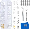 Brille Nasenpads [60 Paar] – Brillen Reparatur Set – Silikon Nasenpads Ersatz