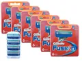 40 Gillette Fusion Rasierklingen / 6x 6er Pack OVP + 4 Stück Klingen im tKh