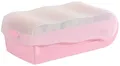 HAN Lernkartei CROCO A7 quer pastellrosa-transluzent