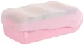 HAN Lernkartei CROCO, A7 quer, pastellrosa-transluzent