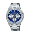 Casio Collection Analog Herrenuhr Edelstahl silbern MTP-1375PD-2A1VEF