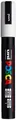 uni-ball 182501 - Marker POSCA mit mittelfeiner Rundspitze, weiß, 1 Stück