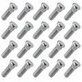 C CARBONADO Rändelbolzen M12x1,25 Radbolzen verzinkt 14,3mm Rändeldurchmesser 28mm Gewindelänge Ersatzbolzen für PKW Aluminiumfelgen und Stahlfelgen (20)
