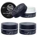 4x RedOne Black Aqua Hair Wax 150ml Starker Halt Natürlicher Glanz