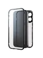 BLACK ROCK Phone Case 360° Glass Transp/Black - iPhone 15 Pro