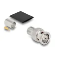 Delock BNC Stecker zum Crimpen RG-11 mit passendem Schrumpfschlauch
