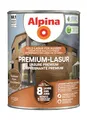 Alpina Premium-Lasur Nussbaum 2,5 Liter seidenmatt