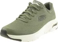 Skechers Arch Fit - Olive Polyester Größe: 44 Normal