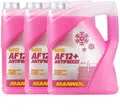 3x5 Liter MANNOL ANTIFREEZE AF12+ Kühlerfrostschutz ROT -40°C Ford Opel Mercedes
