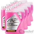 8 x 5 L MANNOL AF12+ KÜHLERFROSTSCHUTZ ROSA/ROT -40°C FERTIG-MIX für VW G12 G12+