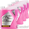 4 x 5 L MANNOL AF12+ KÜHLERFROSTSCHUTZ ANTIFREEZE KÜHLMITTEL  ROSA/ROT -40°C