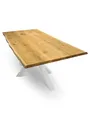 Tischplatte 100cm x 70cm mit Baumkante