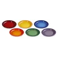 Le Creuset Set 6 pcs. 27cm dinner plates rainbow (6x, 27 cm) (79364275218006)