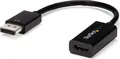 StarTech.com DisplayPort auf HDMI 4k @ 30Hz Adapter DP 1.2 zu Video und Audio aktiv Konverter Videokonverter (DP2HD4KS)