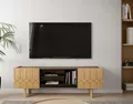 Woodman Sideboard Porto, Kommode, dekorative Fräsungen, mit Eichenholzfurnier, Breite 175 cm