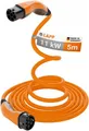 Selbstaufrollendes Ladekabel Typ 2, bis zu 11 kW, 20 A, 3-phasig, orange, 5 m