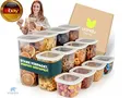 uandu Vorratsdosen mit Deckel luftdicht – 12er Vorratsbehälter Set BPA Frei, Au
