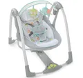KIDS II Ingenuity 10247 Babyschaukel, Hoots & Hugs Eletkrische Babyschaukel 