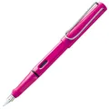 LAMY 1223774 safari Füllhalter 13 – Moderner Füller in der Farbe Pink mit ergono