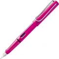 LAMY Füller Safari PINK Füllfederhalter Füllhalter Edelstahl Feder M mit Patrone