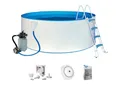 KONIFERA Rundpool RÜGEN 1 (Set, 5-tlg), mit LED-Scheinwerfer zur stimmungsvollen abendlichen Beleuchtung