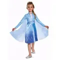 Metamorph Prinzessin-Kostüm Die Eiskönigin 2 – Elsa Reiseoutfit Kostüm für Kin, Frostblaues Kinderkleid für eiskalte Königinnen 98-104