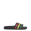 adidas Unisex Adilette Aqua Slides, core black/green/pure ruby, 43 EU