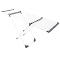 Massido Wäscheständer Mit Rollen Ausziehbar Teleskopisch Wäscheflügeltrockner Wäschetrockner Ständer Stabiler Standtrockner Trockenfläche 20 M Ursula 108-190 x 56 x 95 cm