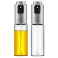 SILBERTHAL Ölsprüher 2er Set 120 ml Glas – Sprühflasche für Speiseöl – 2 in 1 Essig & Ölspender – Gleichmäßiges Sprühen für Heißluftfritteusen, Pfannen, Salat – Küchenhelfer – Spülmaschinenfest