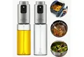 SILBERTHAL Ölspender 2 in 1 Essig- & Ölsprüher 2er Set aus Glas, je 120 ml, (2er Set, 2-tlg), 1 Sprühstoß = 1g Öl, für Öl & Essig mit Mikrofilter