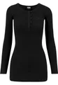 URBAN CLASSICS Longsleeve Urban Classics Damen Ladies Long Rib Pocket Turnup Tee (1-tlg)