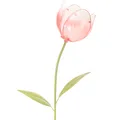 Gartenstecker Tulpe aus Glas und Metall für Blumenbeete und Rabatten