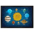 speecheese Fußmatte Sonnensystem Fußmatte XL in 40x60 cm mit niedlichen Planeten 40 cm x 60 cm