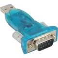 InLine USB zu Seriell Adapter, Stecker A an 9pol Sub D Stecker, mit USB Verlängerung 0,2m (33304A)