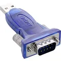 InLine 33304A USB zu Seriell Adapter, Stecker A an 9pol Sub D Stecker, mit USB Verlängerung 0,8m