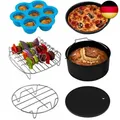 COSORI Heißluftfritteuse Zubehör, Sechsteiliges Zubehörset für 5,5L Fritteusen A
