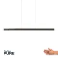 NEUHAUS PURE LED Pendelleuchte "PURE Lume", grau (graphite), 6, H: 60cm, 1 Stk., Leuchten, Dimmbar über Sensordimmer, 3-Stufen CCT, ausziehbar, LED Pendelleuchte