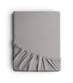 PRONIGHT Bertina Jersey-Spannbettlaken Jersey-Baumwolle platin 120 x 200 cm