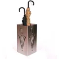 Schirmständer Design Umbrella closed 23x23cm Edelstahl matt SZAGATO Regenschirmständer große Schirme Schirmhalter moderne Schirmständer