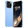 CatCalls Cheap Smartphone, 5.0 Inch IPS Display, 16GB ROM/Expandable to 128GB, Android 9.0, Dual SIM Dual Camera, Face ID, GPS, FM, Bluetooth Unlock 3G Mobile Phone (Sky Blue)