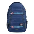 coocazoo Schulrucksack Mate „Diamond Lines”, blau-rosa, ergonomischer & anpassbarer Tornister, höhen- & größenverstellbar, mit Brustgurt & Hüftgurt, ab der 3. Klasse