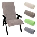 heimtexland ® Hochlehner Stuhlauflage Frottier Gartenstuhl Schonbezug Sauna Hygiene Handtuch Frottee Typ772 Taupe