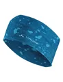 VAUDE Cassons Stirnband – Leichtes Schweißband unter Verwendung von recyceltem Polyester für Bergsport, Schweißband trocknet schnell - shore blue, Einheitsgröße