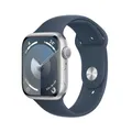 Apple Watch Series 9 GPS Silber (45 mm) Smartwatch 3 Jahre Gewährleistung