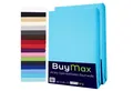Buymax Spannbettlaken 2-er Set, Doppelpack, Bettlaken, Jersey 100% Baumwolle, Gummizug: rundum, (2 Stück), Pflegeleicht und Atmungsaktiv in Verschiedenen Farben und Größen