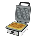 Cecotec Waffeleisen Fun Gofrestone .RockStone Antihaftbeschichtung, einstellbarer Thermostat, großformatige Waffeln, 1200 W.